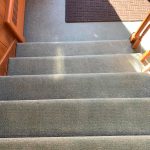Clean carpet stairs